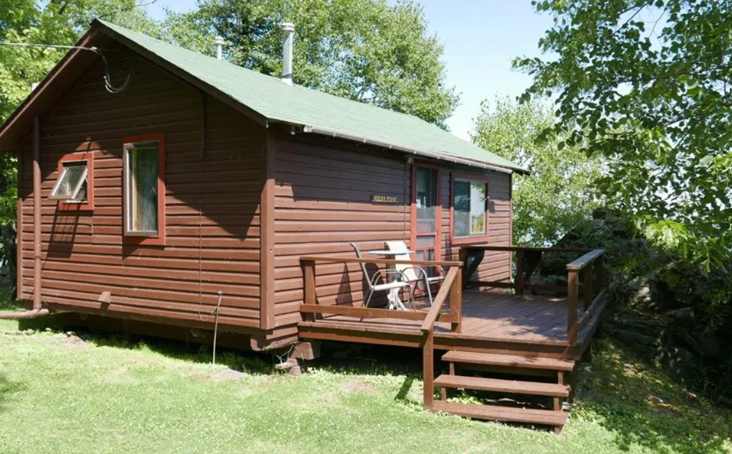 Rocky Point Profile Grey Wolf Lodge Cabins Orr, MN